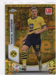 2023-24 Topps Chrome Bundesliga Gold Refractors #24 Marcel Sabitzer (50-JJ3-DORTMUND)