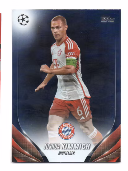 2023-24 Topps UEFA Club Competitions Navy Blue #72 Joshua Kimmich (20-JJ2-BAYERNMUNCHEN)