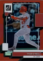 2022 Donruss Holo Red #188 Tyler O'Neill (12-MM2-MLBCARDINALS)