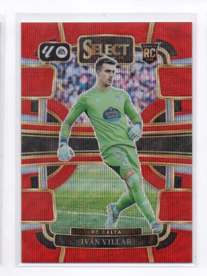 2023-24 Select La Liga Red Wave #54 Ivan Villar (25-MM9-CELTAVIGO)