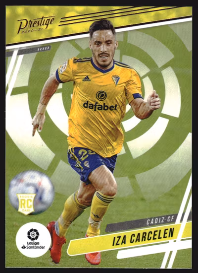 2020-21 Prestige La Liga #5 Iza Carcelen (10-JJ11-CADIZ)