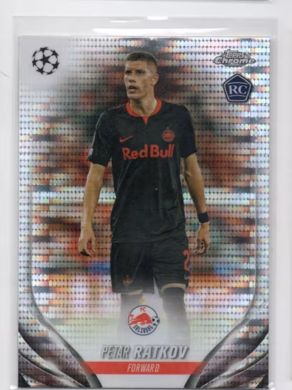 2023-24 Topps Chrome UEFA Club Competitions Pulsar Refractors #153 Petar Ratkov (30-MM6-SALZBURG)