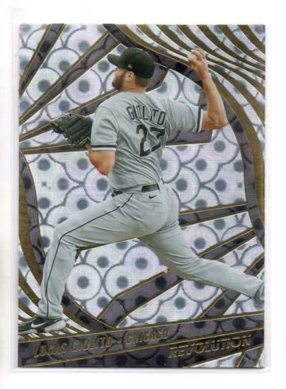 2022 Panini Chronicles Revolution Groove #64 Lucas Giolito (15-LL13-MLBWHITESOX)