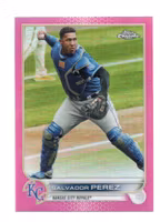 2022 Topps Chrome Pink Refractors #50 Salvador Perez (12-MM3-MLBROYALS)