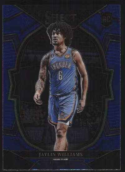 2022-23 Select Blue #99 Jaylin Williams (15-OO7-NBATHUNDER)
