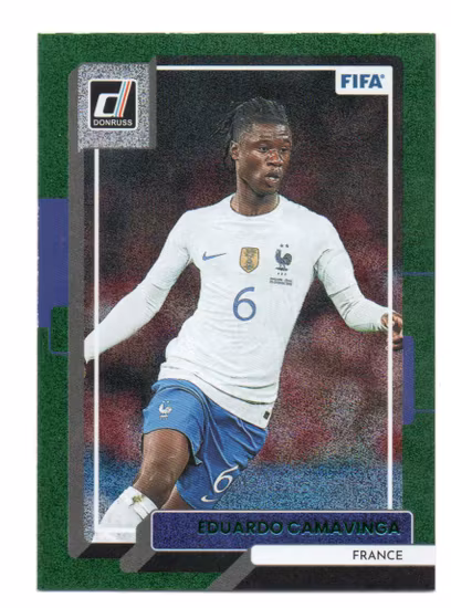2022-23 Donruss Green #53 Eduardo Camavinga (20-JJ2-SOCCERFRANCE)