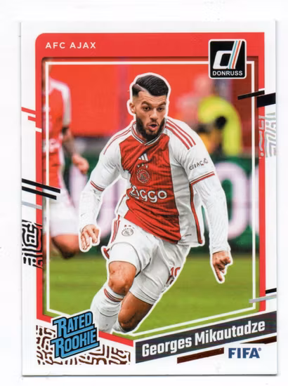 2023-24 Donruss #191 Georges Mikautadze RR (15-AA7-SOCCERAJAX)