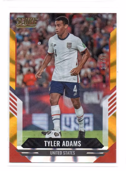 2021-22 Score FIFA Gold Lasers #46 Tyler Adams (100-NN3-USA)