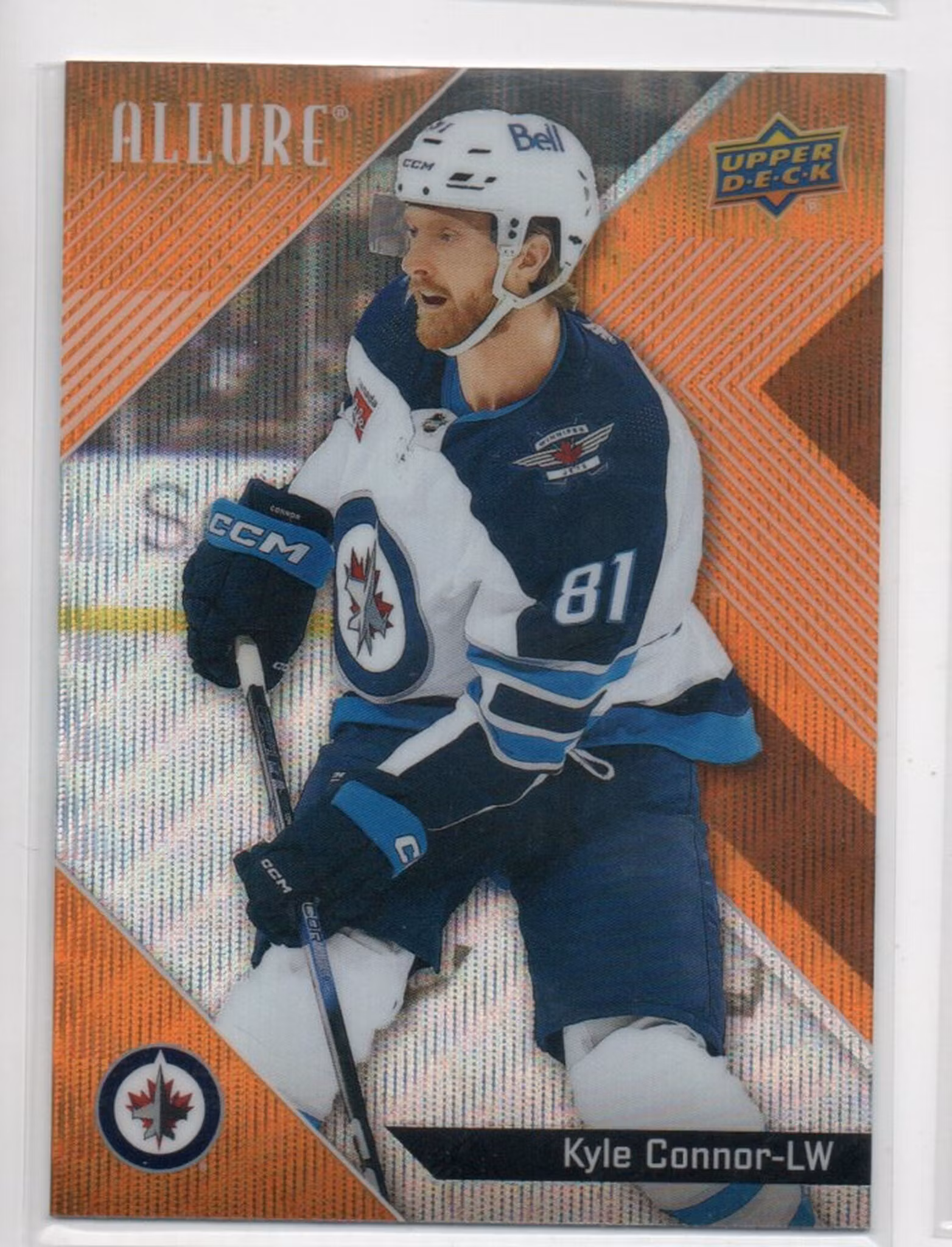2024-25 Upper Deck Allure Orange Slice #83 Kyle Connor (25-PP14-NHLJETS)