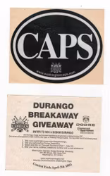 CAPITAL ONE ARENA - Giveaway Sticker från Arenan 2003