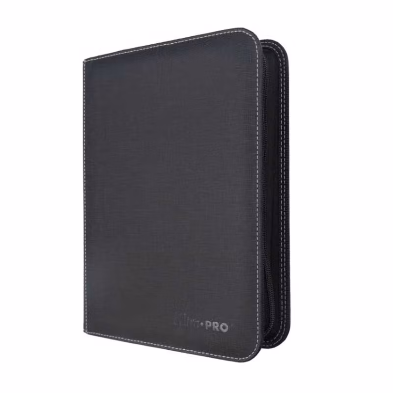 Ultra PRO 4-Pocket Toploader Zippered Premium PRO-Binder - Black