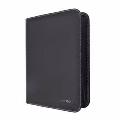 Ultra PRO 4-Pocket Toploader Zippered Premium PRO-Binder - Black