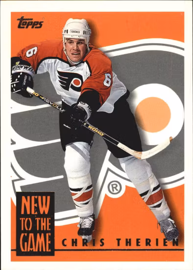 1995-96 Topps New To The Game #12NG Chris Therien (10-QQ2-NHLFLYERS)