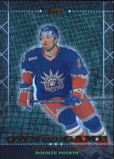 2000-01 Topps Own the Game #OTG25 Jan Hlavac (10-QQ2-NHLRANGERS)