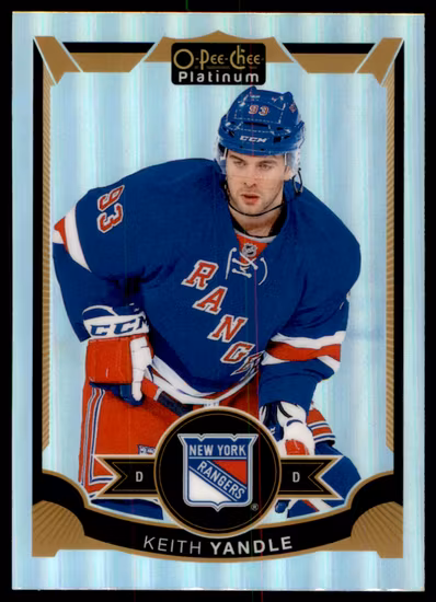 2015-16 O-Pee-Chee Platinum Rainbow #28 Keith Yandle (10-QQ2-NHLRANGERS)