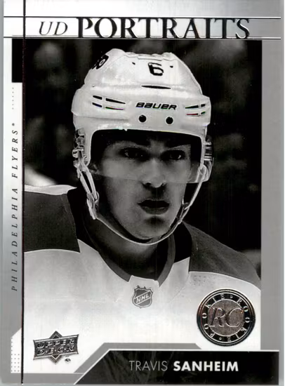 2017-18 Upper Deck UD Portraits #P96 Travis Sanheim (15-QQ2-NHLFLYERS)