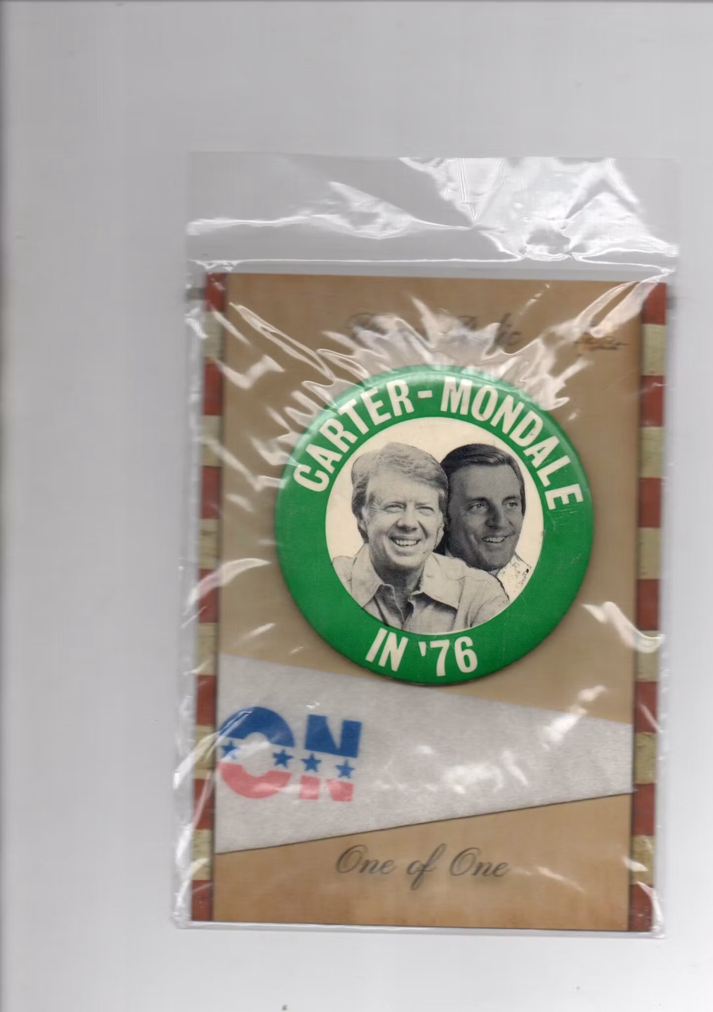 2020 PIECES OF THE PAST - Jimmy Carter 1977-81 Presidential Campaign Items 1/1
