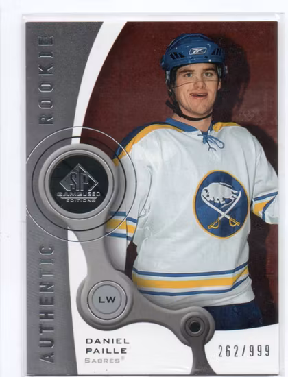 2005-06 SP Game Used #194 Daniel Paille RC (30-OO12-NHLSABRES)