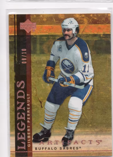 2007-08 Artifacts Bronze #108 Gilbert Perreault (150-OO12-NHLSABRES)