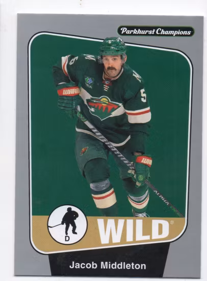2024-25 Parkhurst Champions Silver #39 Jacob Middleton (10-OO12-NHLWILD)