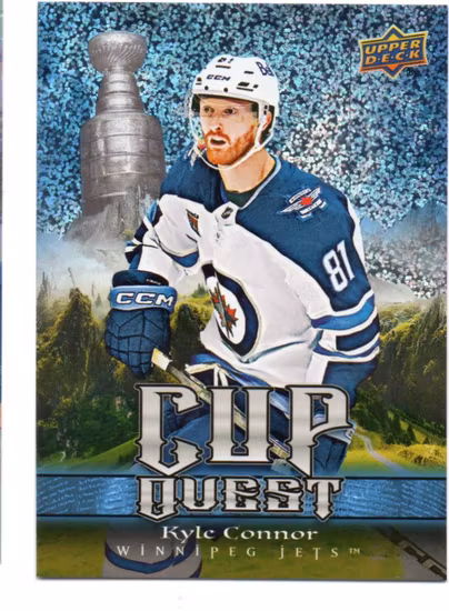 2025-26 Upper Deck Cup Quest Speckle #CQ7 Kyle Connor (30-OO12-NHLJETS)