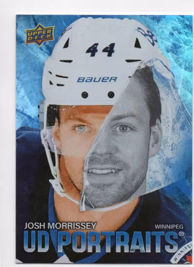 2025-26 Upper Deck UD Portraits #P18 Josh Morrissey (12-OO12-NHLJETS)