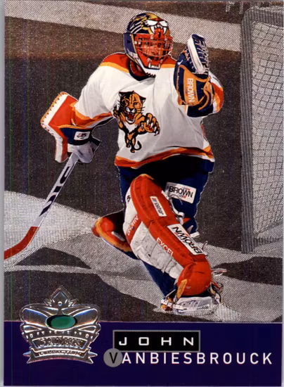 1995-96 Parkhurst International Crown Collection Silver Series 2 #12 John Vanbiesbrouck (15-PP15-NHLPANTHERS)