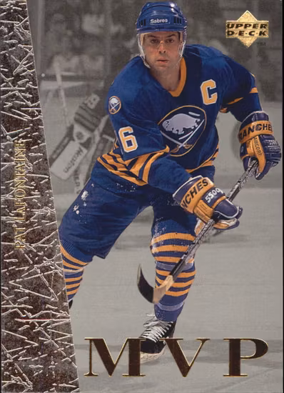 1996-97 Collector's Choice MVP #UD40 Pat LaFontaine (12-PP15-NHLSABRES)