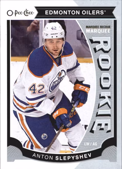 2015-16 O-Pee-Chee Update #U14 Anton Slepyshev (10-QQ3-NHLOILERS)