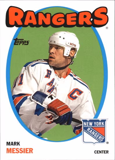 2001-02 Topps 71-72 Heritage Parallel #55 Mark Messier (20-OO13-NHLRANGERS)