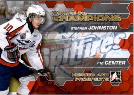 2010-11 ITG Heroes and Prospects Memorial Cup Champions #MC14 Stephen Johnston (15-OO13-NHLOTHERS)