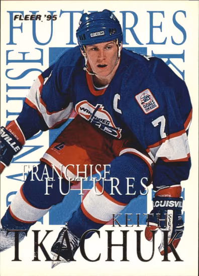 1994-95 Fleer Franchise Futures #8 Keith Tkachuk (10-QQ4-NHLJETS)