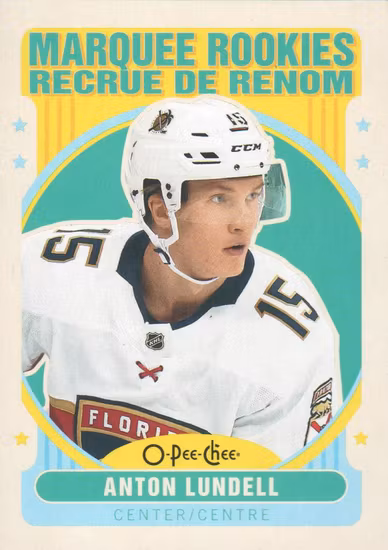 2021-22 O-Pee-Chee Retro #620 Anton Lundell (40-QQ4-NHLPANTHERS)