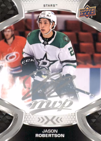 2021-22 Upper Deck MVP Silver Script #209 Jason Robertson SP (25-QQ5-NHLSTARS)