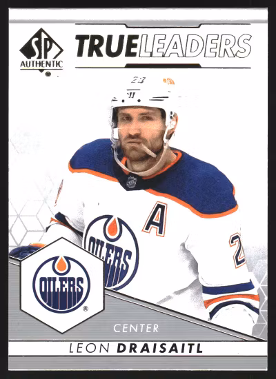 2022-23 SP Authentic True Leaders #TL3 Leon Draisaitl (20-QQ5-NHLOILERS)
