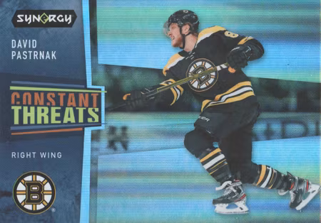 2020-21 Synergy Constant Threats #CT20 David Pastrnak (20-QQ3-NHLBRUINS)