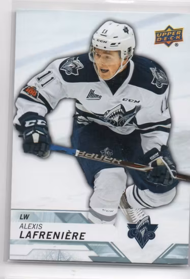 2018-19 Upper Deck CHL #1 Alexis Lafreniere (25-QQ2-NHLOTHERS)