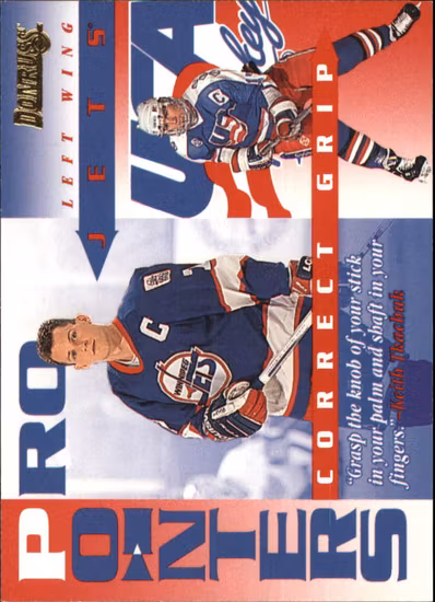 1995-96 Donruss Pro Pointers #7 Keith Tkachuk (10-QQ10-NHLJETS)