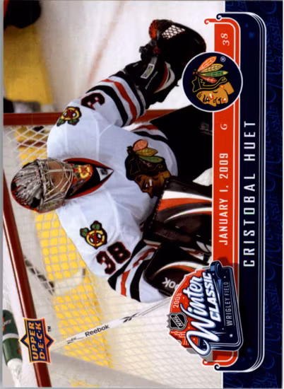 2008-09 Upper Deck MVP Winter Classic #WC13 Cristobal Huet (10-QQ7-NHLBLACKHAWKS)