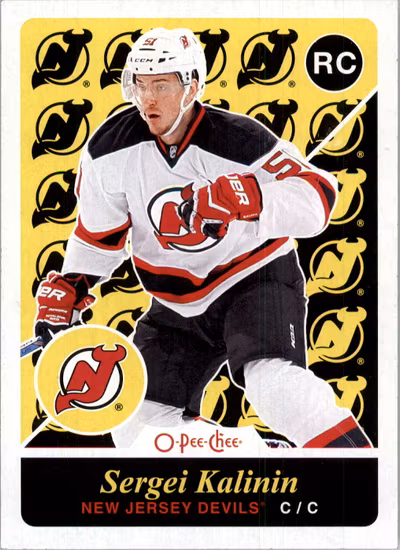 2015-16 O-Pee-Chee Update Retro #U28 Sergei Kalinin (15-QQ7-NHLDEVILS)