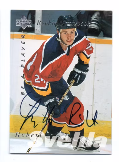 1995-96 Be A Player Autographs #S169 Robert Svehla (30-QQ6-NHLPANTHERS)