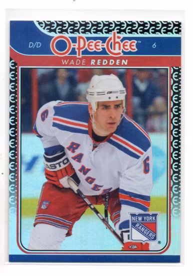 2009-10 O-Pee-Chee Rainbow #435 Wade Redden (15-QQ6-NHLRANGERS)