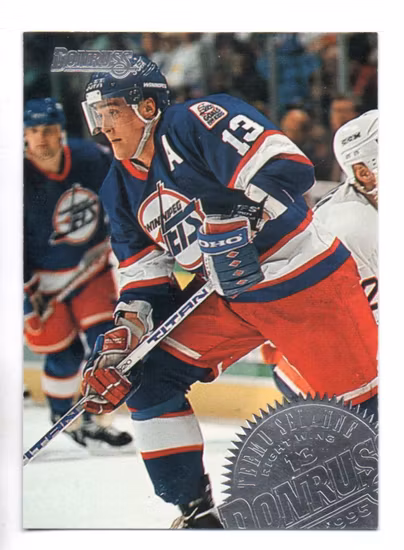 1994-95 Donruss #210 Teemu Selanne (5-RR4-NHLJETS)