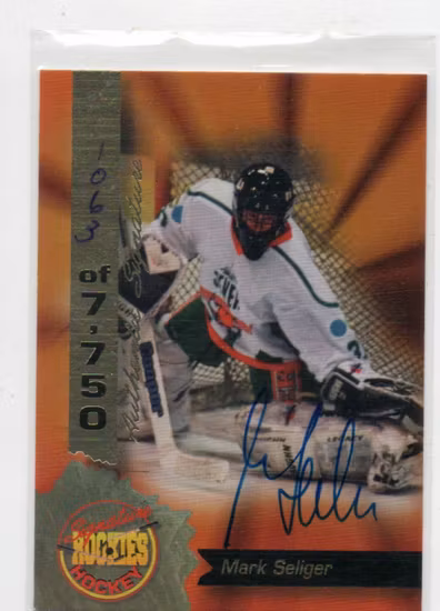 1995 Signature Rookies Signatures #30 Marc Seliger (20-RR4-NHLOTHERS)
