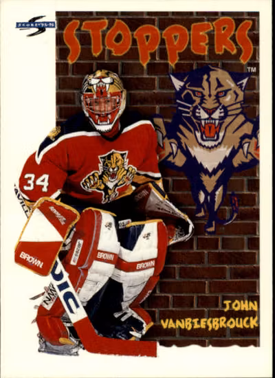 1995-96 Score #322 John Vanbiesbrouck ST (10-RR4-NHLPANTHERS)