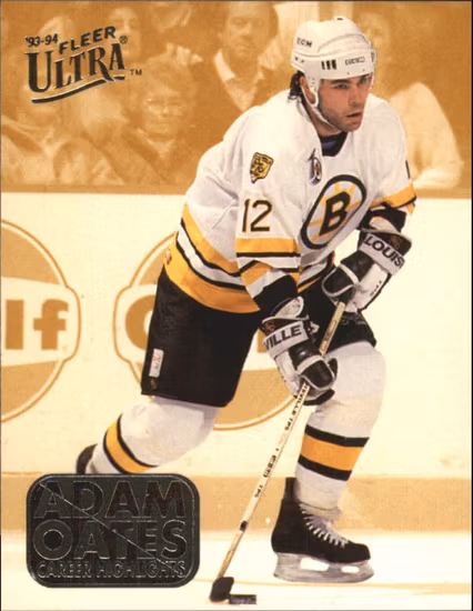 1993-94 Ultra Adam Oates #9 Adam Oates (10-QQ11-NHLBRUINS)