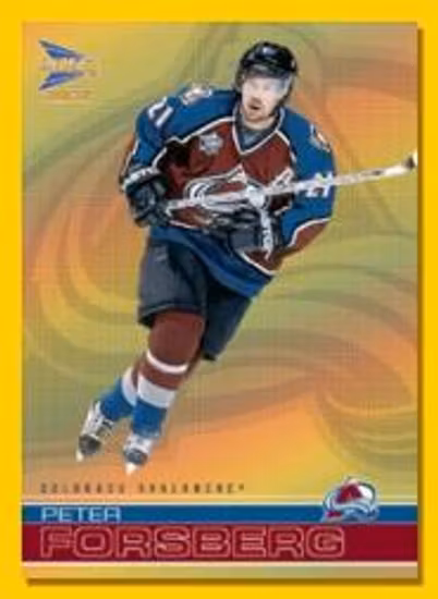 2001-02 McDonald's Pacific #5 Peter Forsberg (20-QQ11-NHLAVALANCHE)