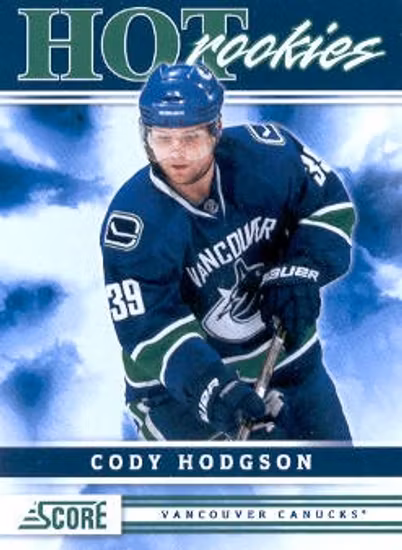 2011-12 Score #533 Cody Hodgson HR RC (10-QQ11-NHLCANUCKS)