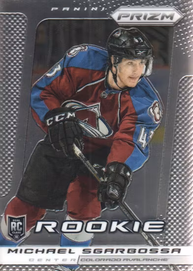 2013-14 Panini Prizm #225 Michael Sgarbossa RC (10-QQ11-NHLAVALANCHE)