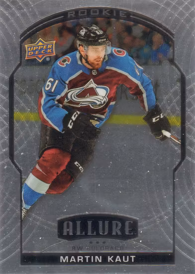 2020-21 Upper Deck Allure #77 Martin Kaut RC (10-QQ11-NHLAVALANCHE)